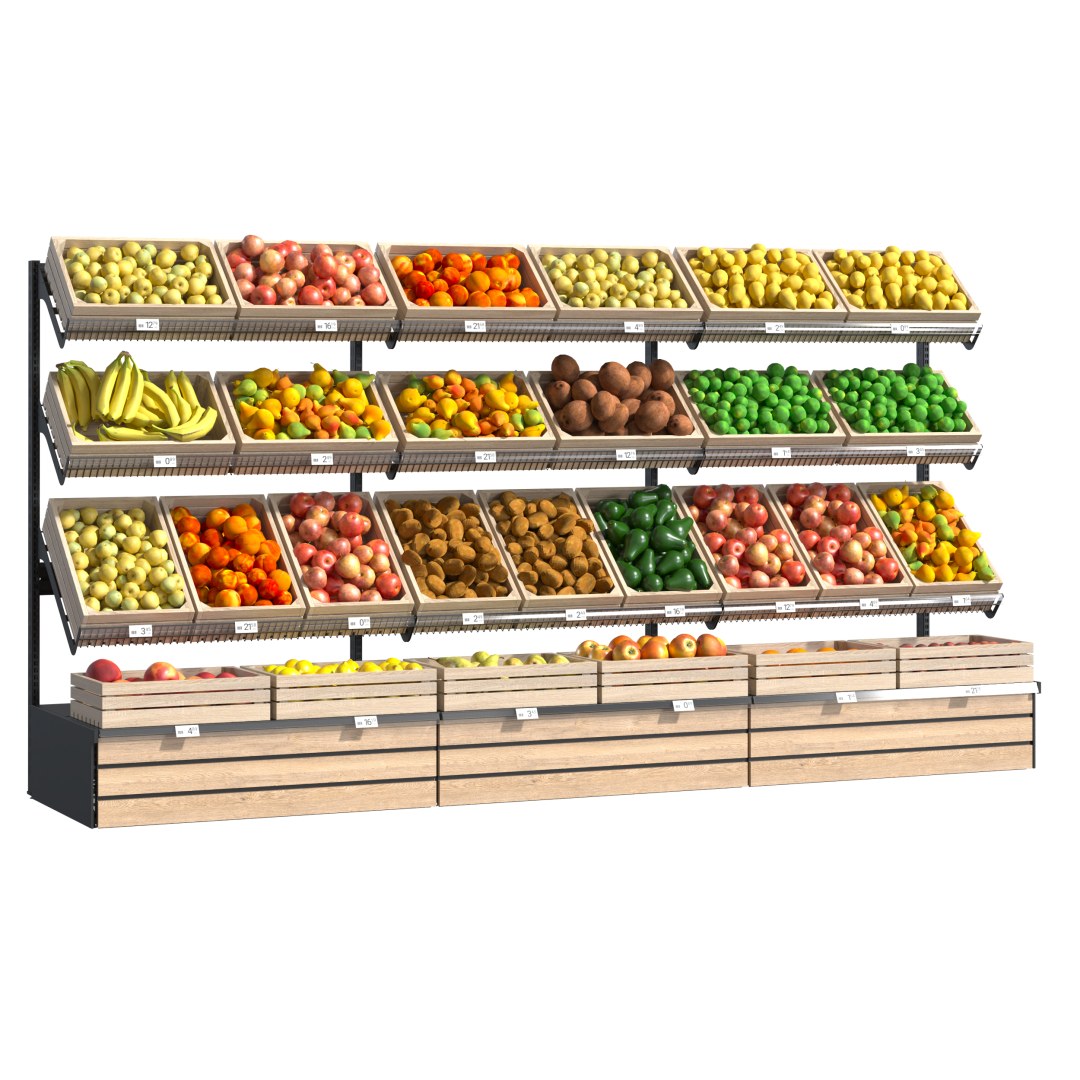 Inredning för frukt och grönt, Selected Fruits and Vegetables
