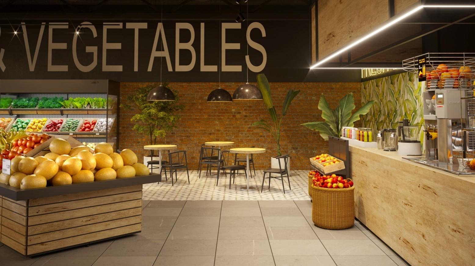 Inredning för frukt och grönt, Selected Fruits and Vegetables, bild 2